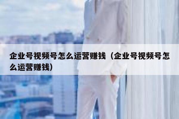 企业号视频号怎么运营赚钱（企业号视频号怎么运营赚钱）