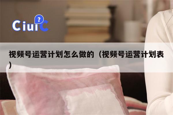视频号运营计划怎么做的（视频号运营计划表）